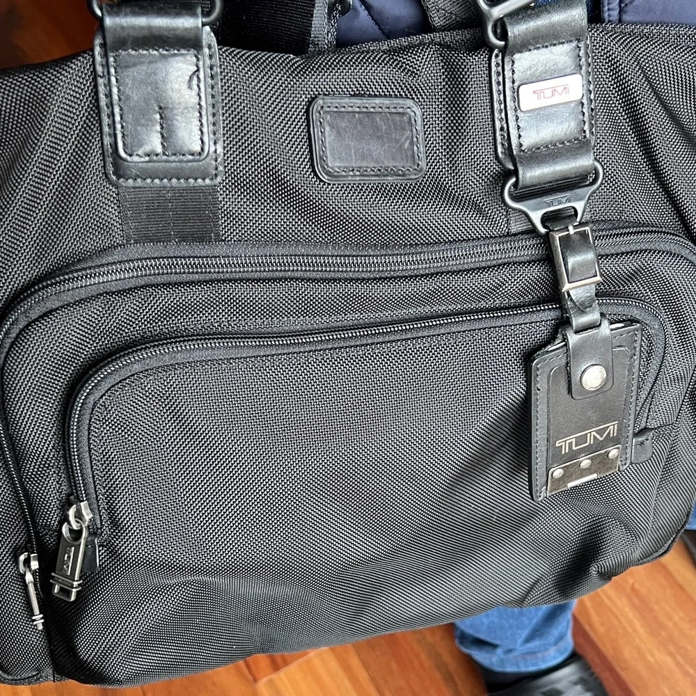 TUMI Black Men's Briefcase